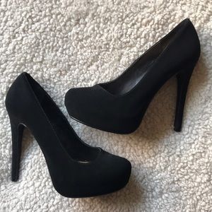 Celia Suede Black heels